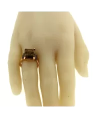 Anello in oro giallo con Topazio citrino Spagnoletti 1945