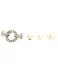 Chiusura Collana Oro bianco e Diamanti 0,36ct Spagnoletti 1945