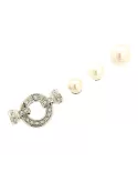 Chiusura Collana Oro bianco e Diamanti 0,36ct