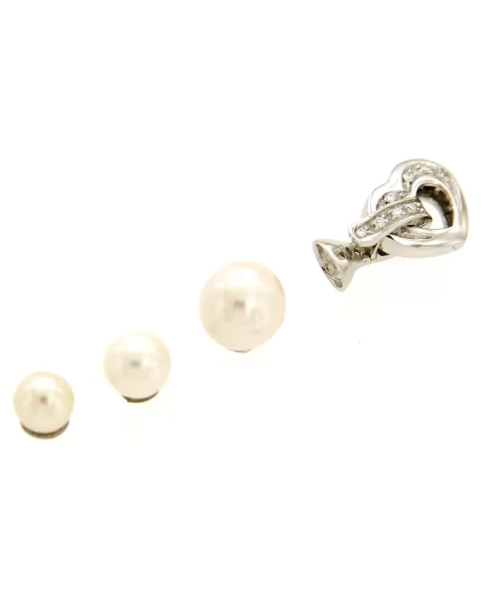 Chiusura Collana Oro bianco e Diamanti 0,21ct Spagnoletti 1945