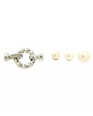 Chiusura Collana Oro bianco e Diamanti 0,10ct Spagnoletti 1945