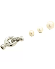 Chiusura Collana Oro bianco e Diamanti 0,10ct Spagnoletti 1945