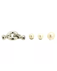 Chiusura Collana Oro bianco e Diamanti 0,10ct Spagnoletti 1945