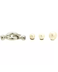 Chiusura Collana Oro bianco e Diamanti 0,10ct Spagnoletti 1945