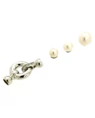 Chiusura Collana Oro bianco e Diamanti 0,10ct Spagnoletti 1945