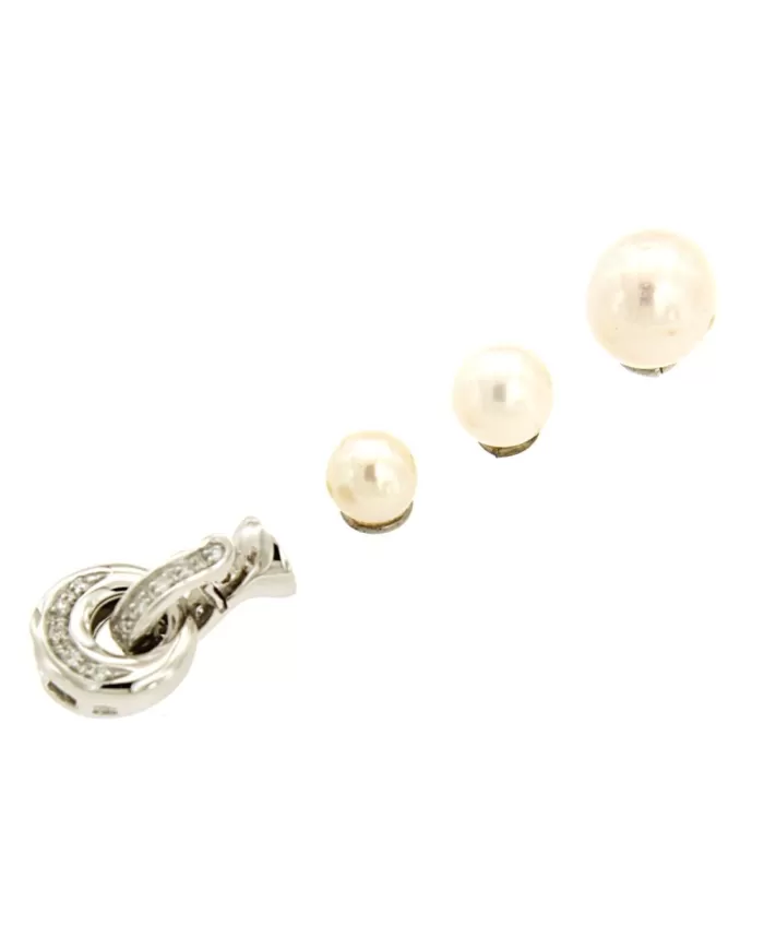 Chiusura Collana Oro bianco e Diamanti 0,20ct Spagnoletti 1945