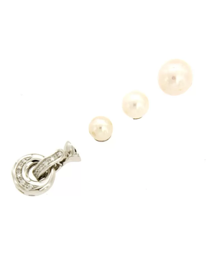 Chiusura Collana Oro bianco e Diamanti 0,20ct Spagnoletti 1945