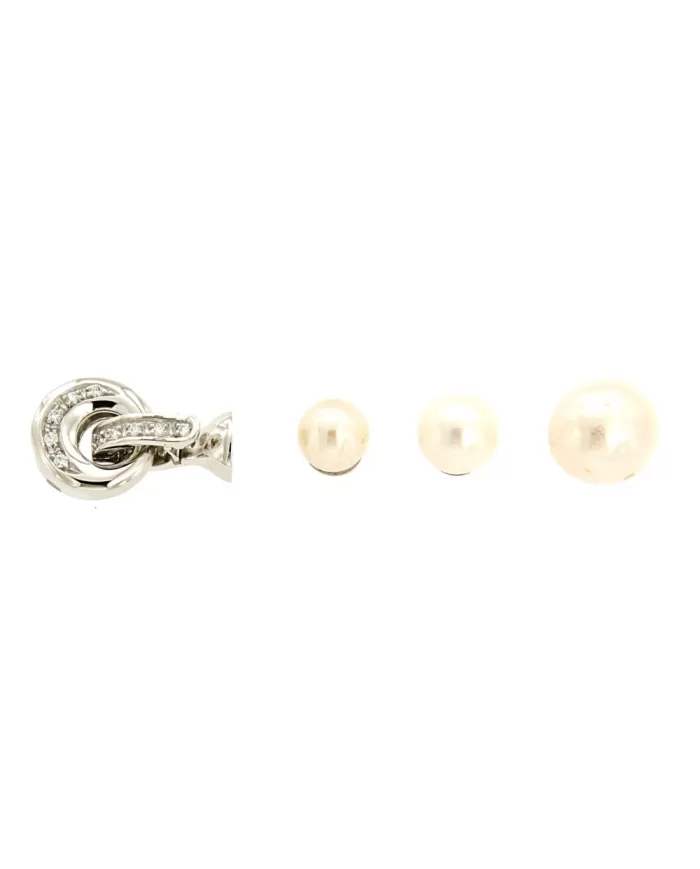 Chiusura Collana Oro bianco e Diamanti 0,20ct Spagnoletti 1945