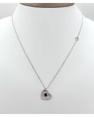 Girocollo Rubino 0,33 ct con diamanti 0,39 ct ReCarlo