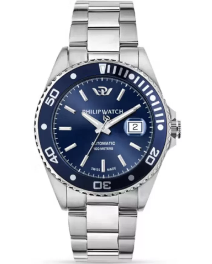 Caribe Auto 42mm Blu Philip Watch Ref R8223597023