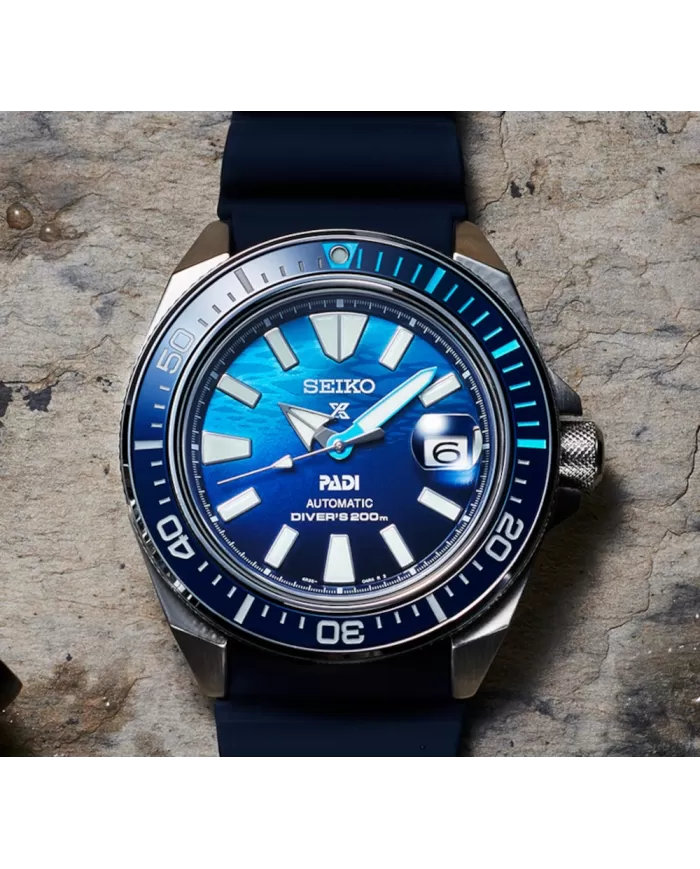 Prospex Auto King Samurai The Great Blue Hole SEIKO Ref SRPJ93K1