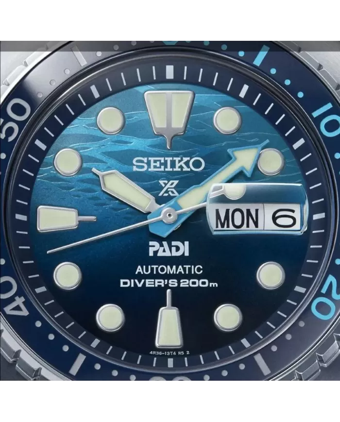 Prospex Auto Padi King Turtle The Great Blue SEIKO Ref SRPK01K1