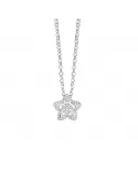 Collana in Oro Bianco con Diamanti 0,23ct