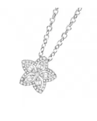 Collana in Oro Bianco con Diamanti 0,23ct Salvini