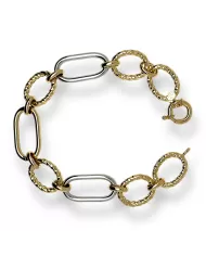 Bracciale in Oro Giallo e Bianco Spagnoletti 1945