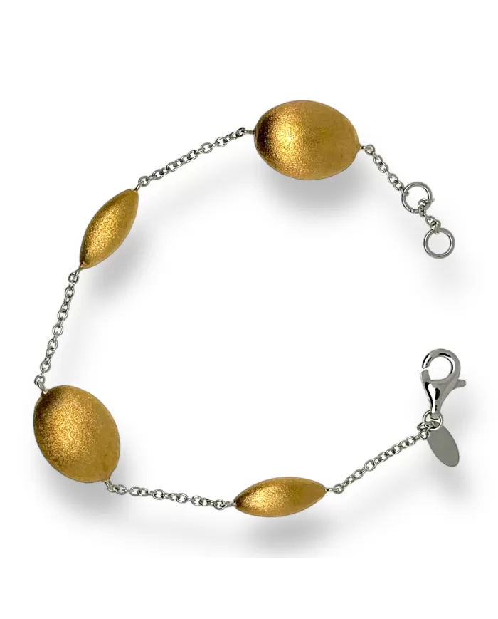 Bracciale in Oro Giallo e Bianco Spagnoletti 1945