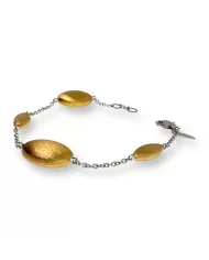 Bracciale in Oro Giallo e Bianco Spagnoletti 1945