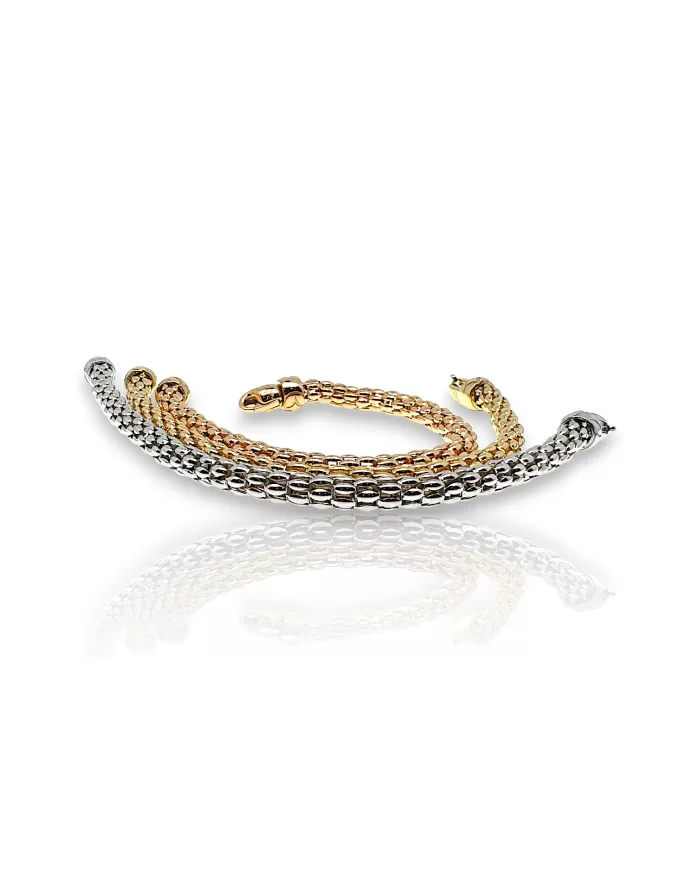 Bracciale oro Bianco Stella Milano