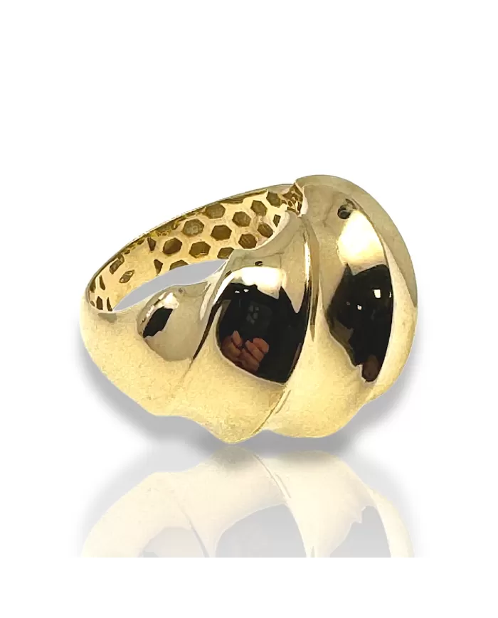 Anello a fascia in oro giallo Spagnoletti 1945