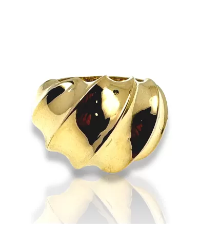 Anello a fascia in oro giallo Spagnoletti 1945