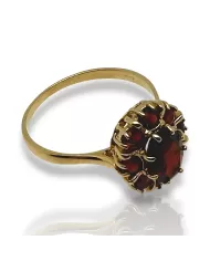 Anello oro Giallo e Granato Spagnoletti 1945