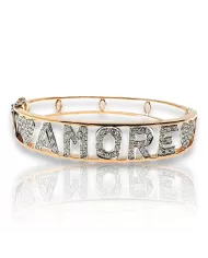 Bracciale Nome in diamanti ct.1,55