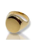 Anello Oro Giallo forma ovale