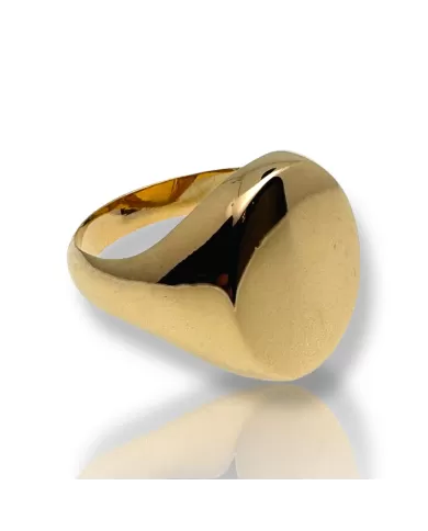 Anello Oro Giallo forma ovale Spagnoletti 1945