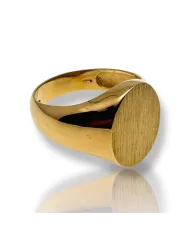 Anello Oro Giallo forma ovale Spagnoletti 1945