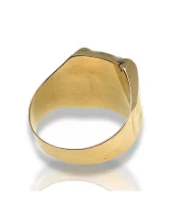 Anello Oro Giallo giallo con Tormalina Spagnoletti 1945