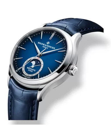 Clifton automatico fasi lunari 39mm Baume & Mercier Ref M0A10756