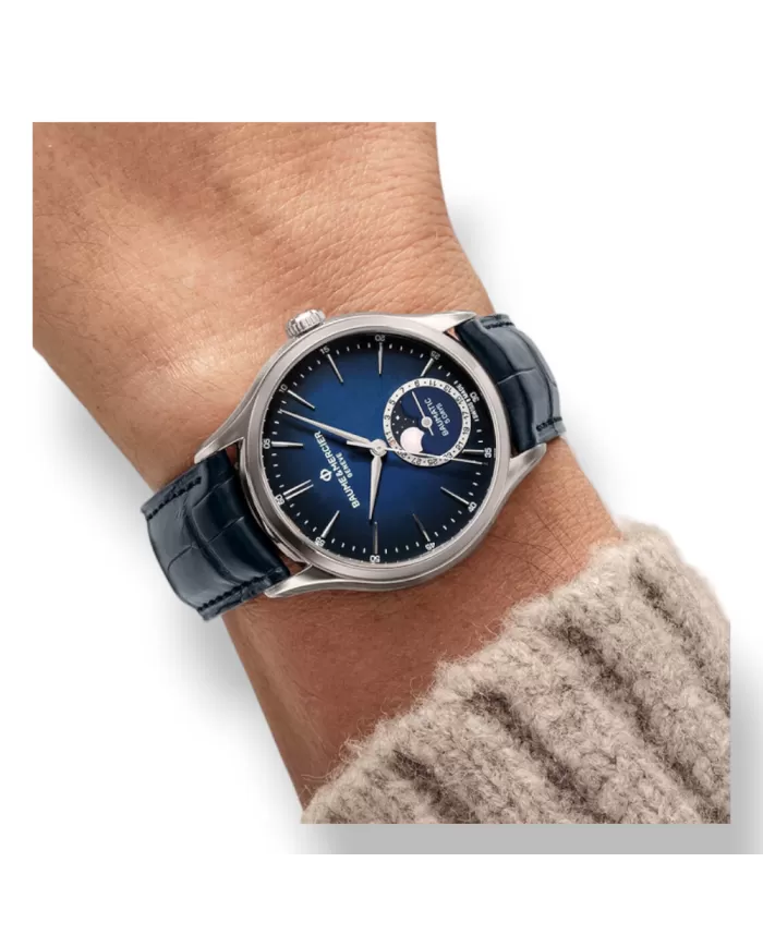 Orologio Meccanico Automatico Uomo – Quadrante Cielo Stellato Luminoso, Fasi Lunari, Cinturino In Silicone, Diametro 42 Mm