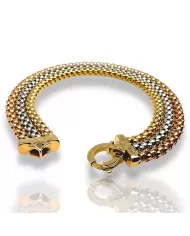 Bracciale oro Tre Colori Stella Milano