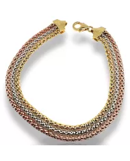 Bracciale oro Tre Colori Spagnoletti 1945