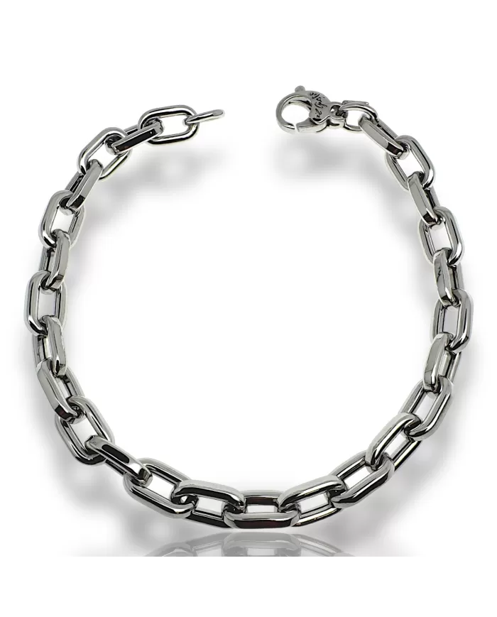 Bracciale a Catena in Oro Bianco Spagnoletti 1945