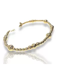 Bracciale oro a palline diamantate Spagnoletti 1945