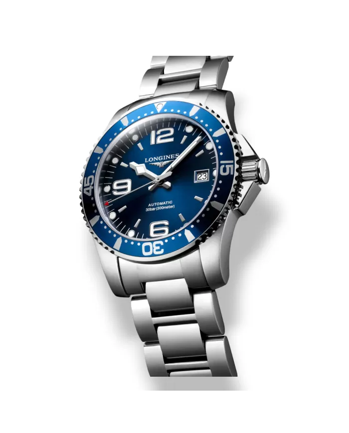 Hydroconquest auto 41mm blu Longines Ref L37424966