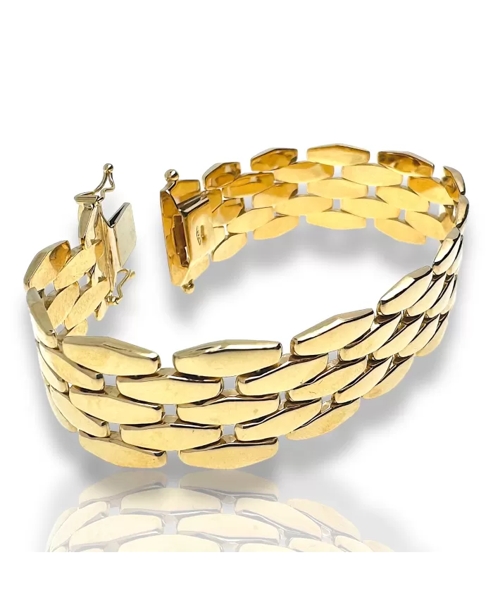 Bracciale a Tappeto in Oro Giallo Spagnoletti 1945