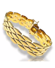 Bracciale a Tappeto in Oro Giallo Spagnoletti 1945