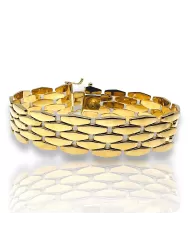 Bracciale a Tappeto in Oro Giallo