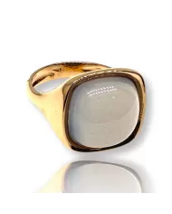 Anello in oro Rosa e Quarzo rosa Spagnoletti 1945