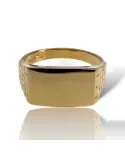 Anello Uomo in Oro Giallo