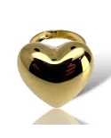 Anello cuore in oro giallo