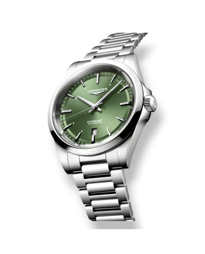 Conquest auto 41mm verde Soleil Longines Ref L38304026