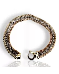 Bracciale oro Tre Colori Stella Milano