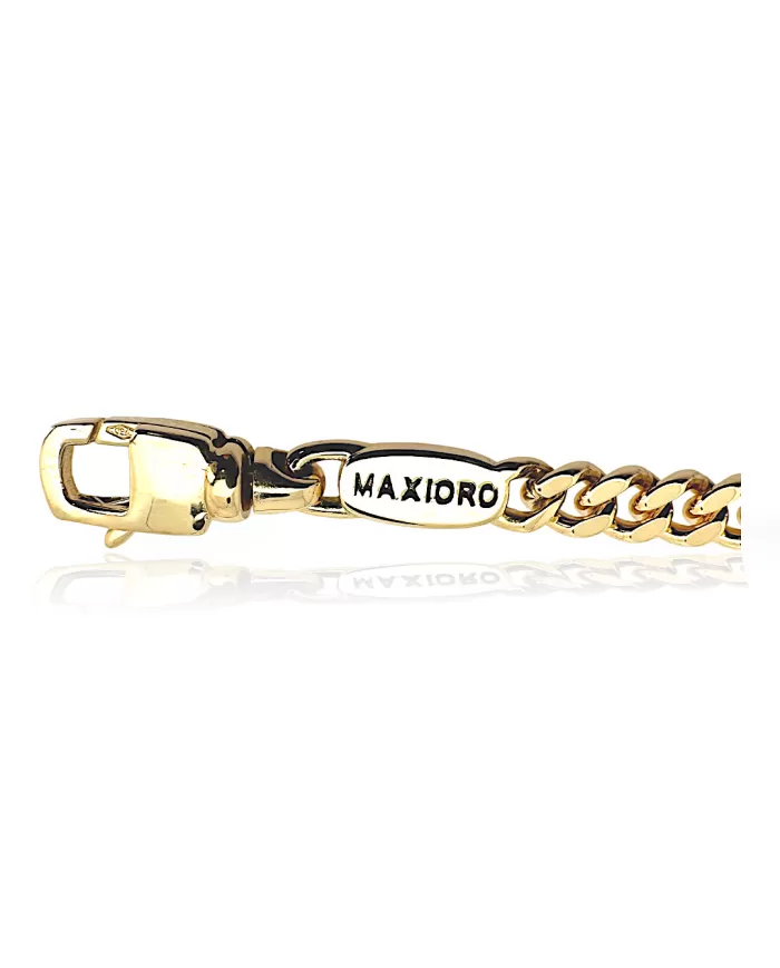 Bracciale da uomo in oro giallo Maxioro