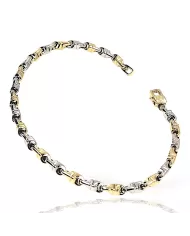 Bracciale in Oro Giallo e Bianco Spagnoletti 1945