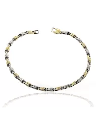 Bracciale in Oro Giallo e Bianco Spagnoletti 1945