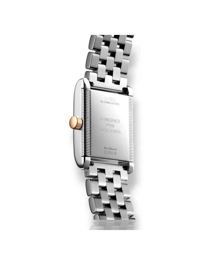 MINI DOLCEVITA in acciaio e oro rosa Longines Ref L52005717