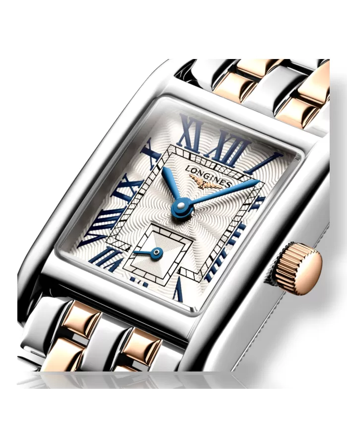 MINI DOLCEVITA in acciaio e oro rosa Longines Ref L52005717